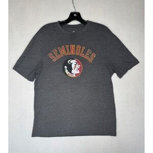 Florida State Seminoles Fanatics T-Shirt Mens Sz M Gray NCAA